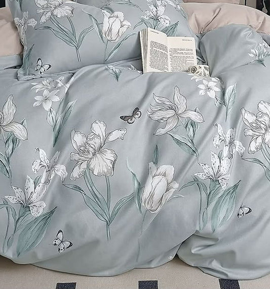 Romarin - Parure de lit 6 pièces, 100 % coton