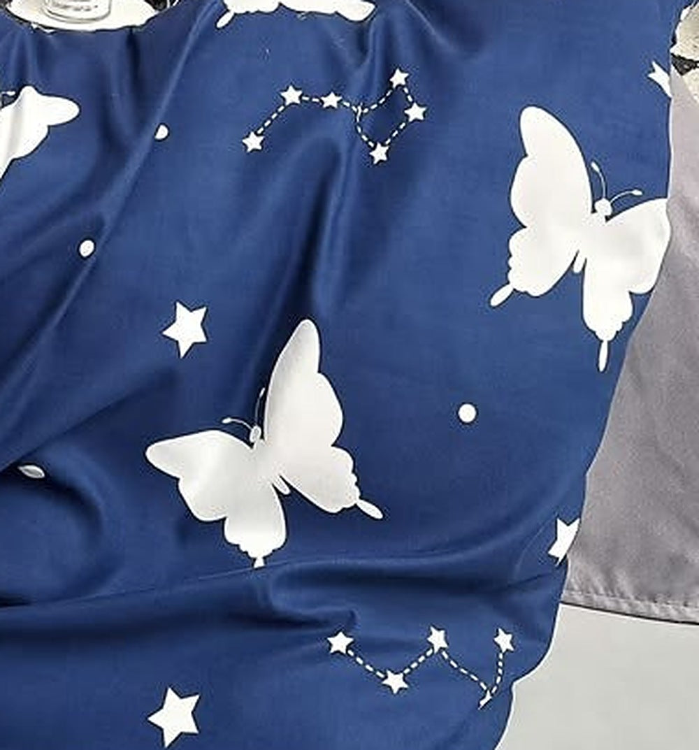 Papillon - Parure de lit 6 pièces, 100 % coton