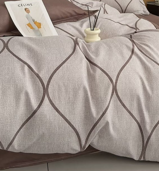 Ruban - Parure de lit 6 pièces, 100 % coton
