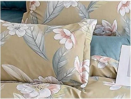 Bettwäsche-Set Camille - Kissenbezug und Wendeseite in Petrol