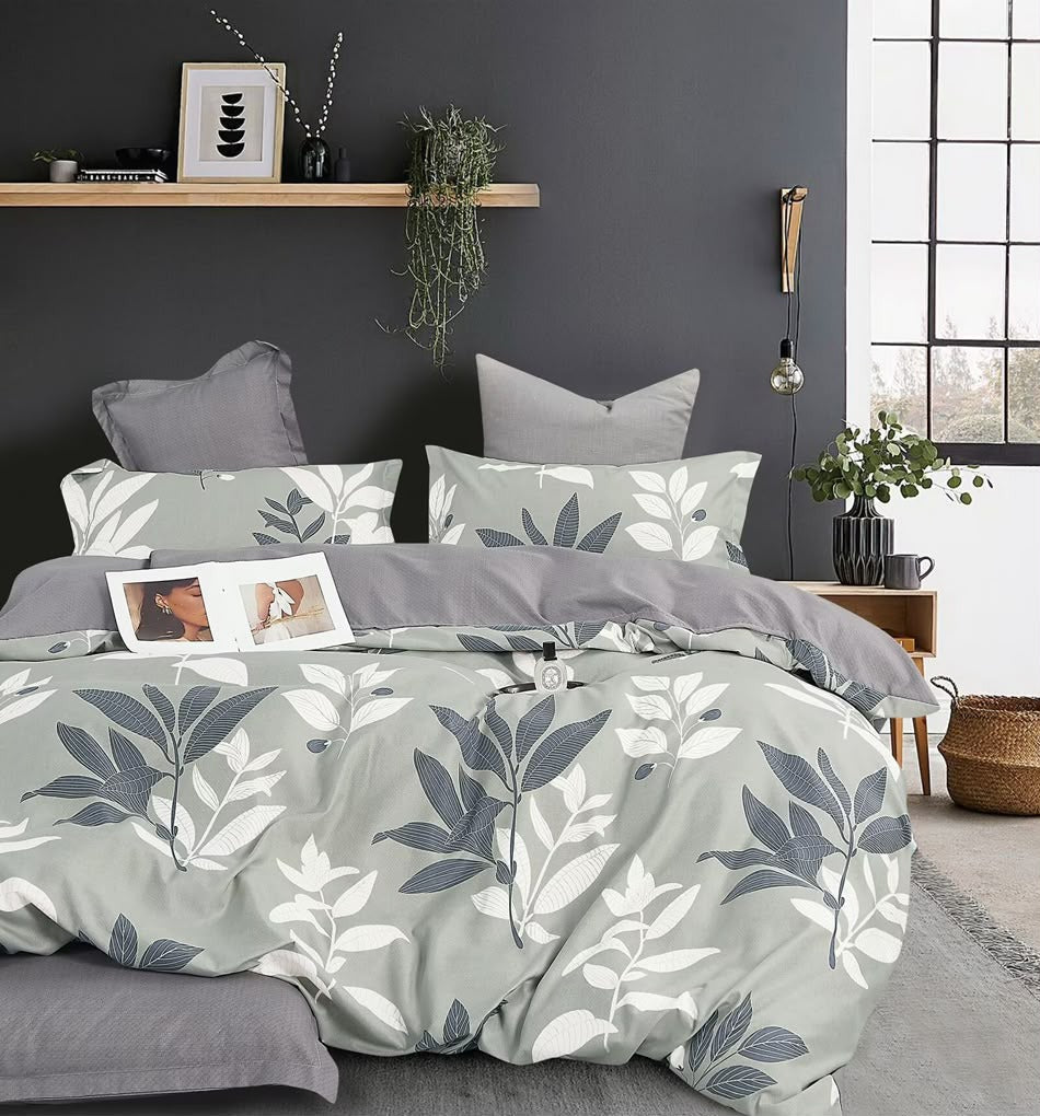 Eucalyptus - 6-teiliges Bettwäsche-Set, 100 % Baumwolle