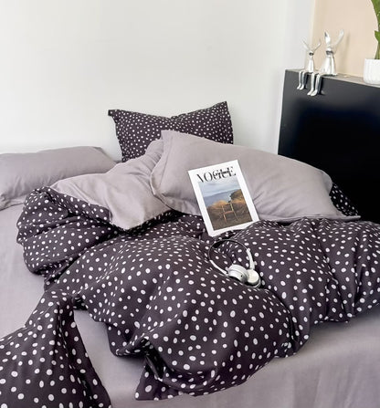 Pois - 6-teiliges Bettwäsche-Set, 100 % Baumwolle