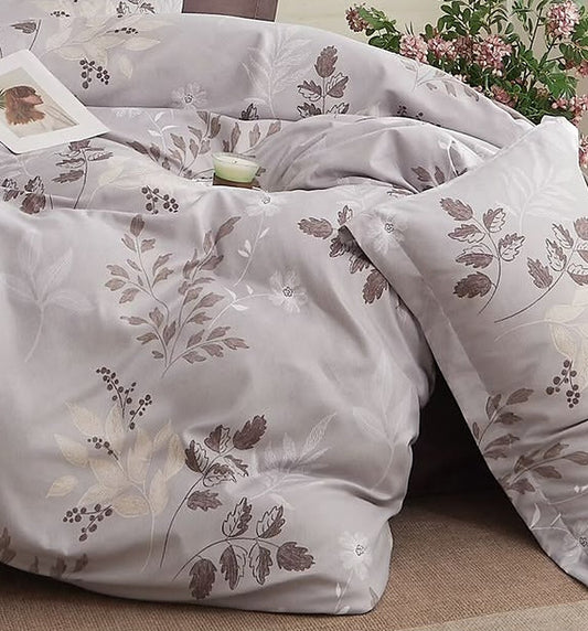 Glycine - Parure de lit 6 pièces, 100 % coton