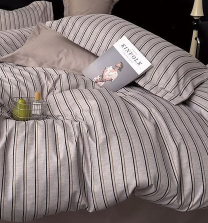 Flanelle - 6-teiliges Bettwäsche-Set, 100 % Baumwolle