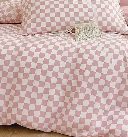 Vichy - 6-teiliges Bettwäsche-Set, 100 % Baumwolle