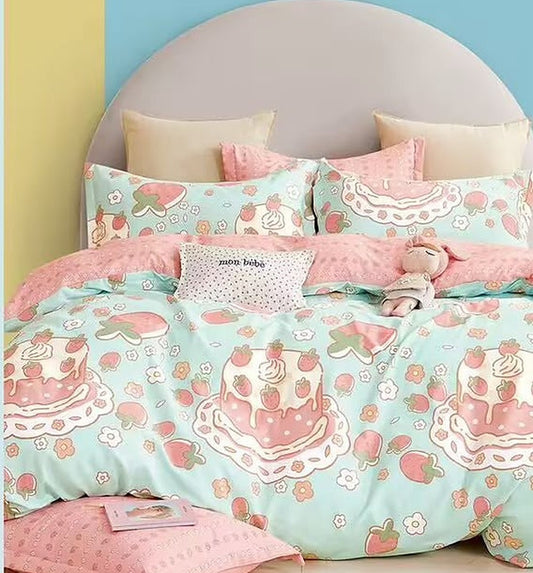 Féerie - Parure de lit 6 pièces, 100 % coton