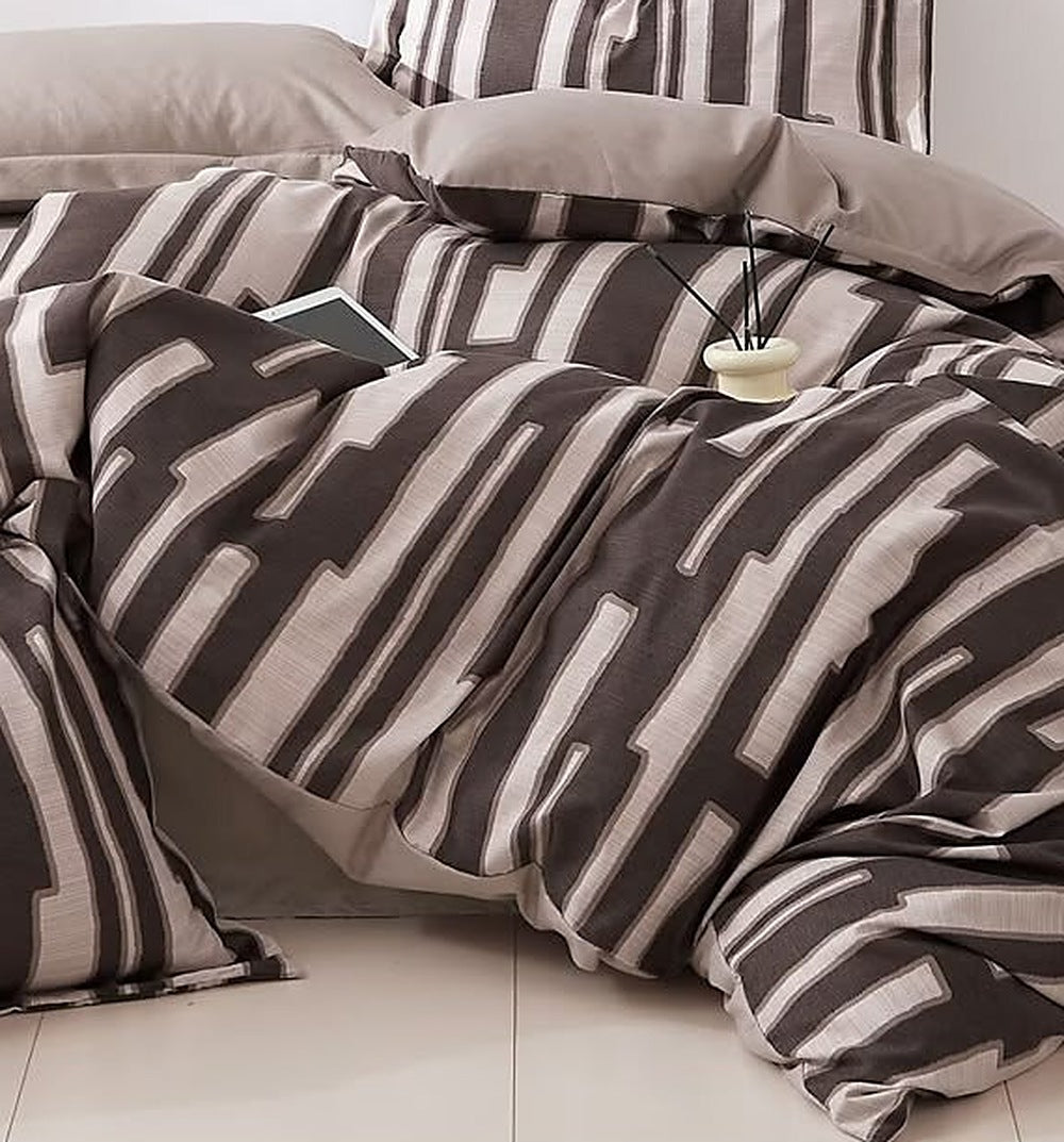 Savane - Parure de lit 6 pièces, 100 % coton