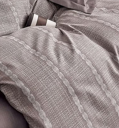Tweed - 6-teiliges Bettwäsche-Set, 100 % Baumwolle