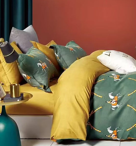 Renard - Parure de lit 6 pièces, 100 % coton