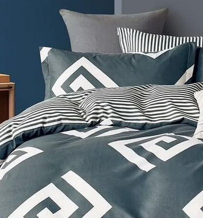 Fresque - 6-Piece Bedding Set, 100% Cotton