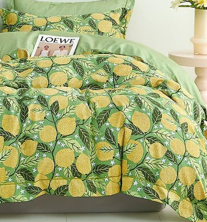 Citron - 6-teiliges Bettwäsche-Set, 100 % Baumwolle