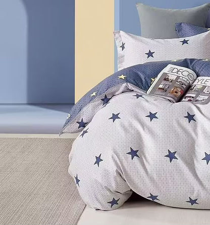 Polaris - Parure de lit 6 pièces, 100 % coton