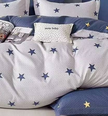 Polaris - Parure de lit 6 pièces, 100 % coton