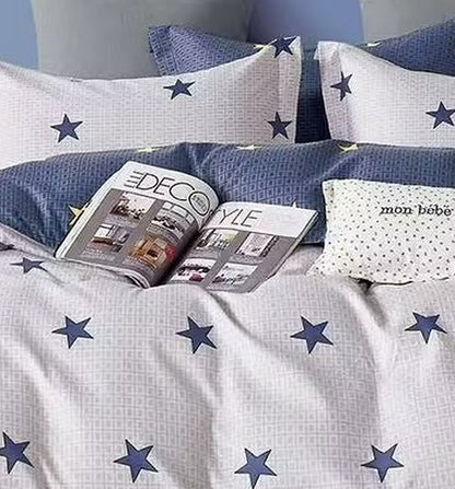Polaris - Parure de lit 6 pièces, 100 % coton