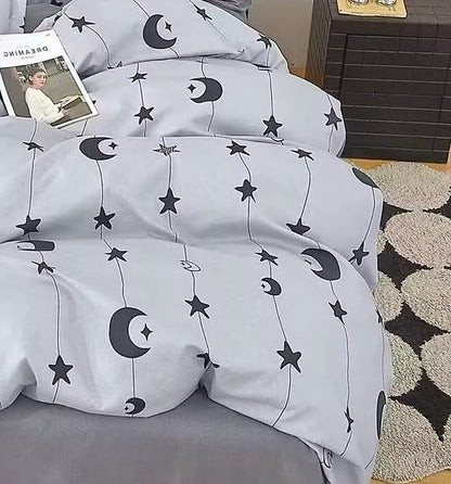 Lune - Parure de lit 6 pièces, 100 % coton