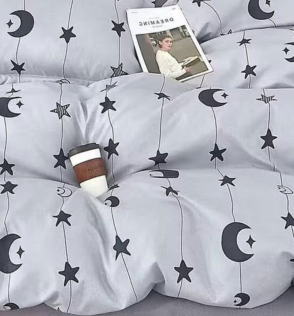 Lune - Parure de lit 6 pièces, 100 % coton