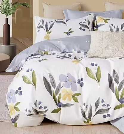 Freesia - Parure de lit 6 pièces, 100 % coton