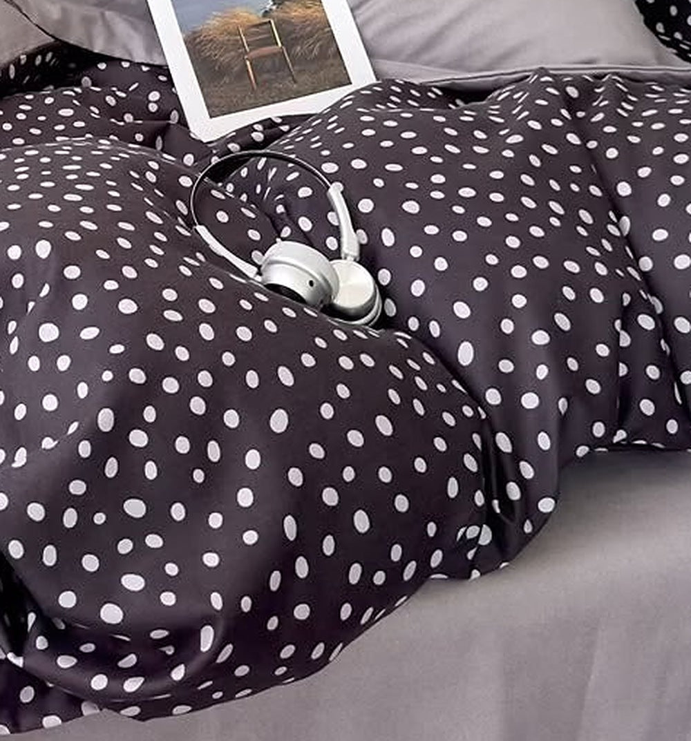 Pois - Parure de lit 6 pièces, 100 % coton