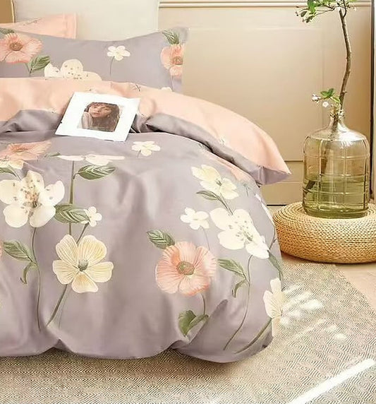 Anémone - Parure de lit 6 pièces, 100 % coton