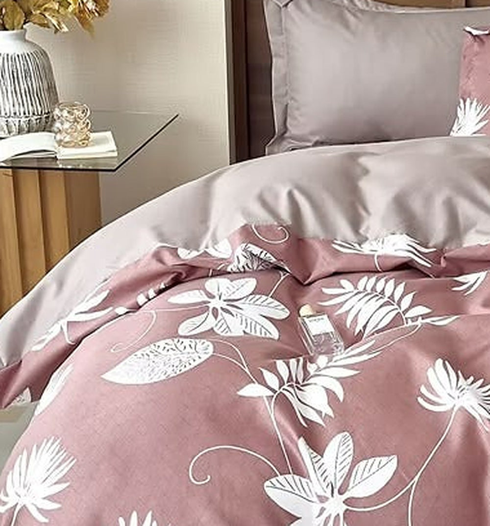 Hibiscus - 6-teiliges Bettwäsche-Set, 100 % Baumwolle