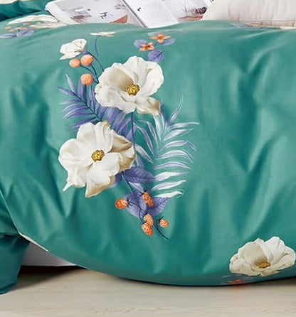 Émeraude - 6-teiliges Bettwäsche-Set, 100 % Baumwolle
